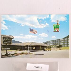 Holiday Inn Estes Park Colorado 1970s Postcard, Alpental Restaurant & Lounge CO